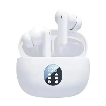 M04 Wireless Earbuds  | LED Display & Mic | For Android/iPhone