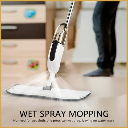 Lightweight 360° Microfiber Spray Mop for Wet & Dry Cleaning