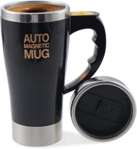 Auto Magnetic Mug – Electric Self-Stirring Cup for Coffee, Tea, Hot Chocolate, 450ml