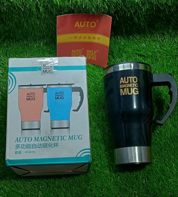 Auto Magnetic Mug – Electric Self-Stirring Cup for Coffee, Tea, Hot Chocolate, 450ml