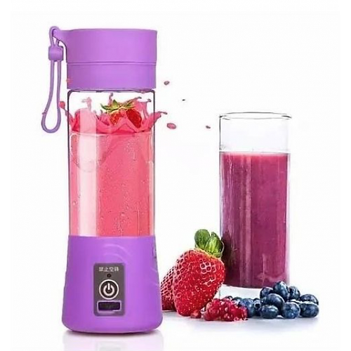 6 Blades Electric Blender Mini Portable Juicer Usb Rechargeable 380ml