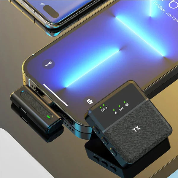 SX8 Compact Wireless Mic –  For android and i phone