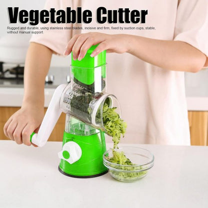 Tabletop Drum Grater | Manual Veggie Cutter & Slicer | Multi-Use Kitchen Tool